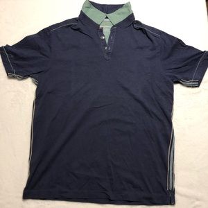 Men’s Tommy Bahama blue/green polo shirt